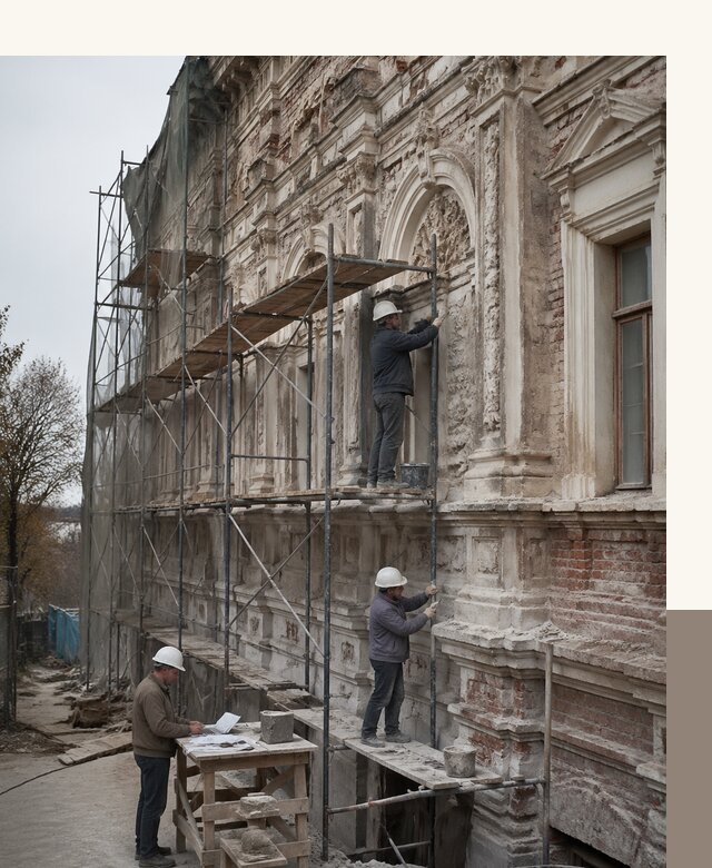 Реставрация объектов культурного наследия под ключ в Соли-Илецке