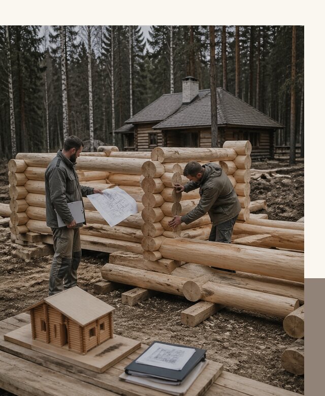 Проектирование и строительство домов из бревна в Соли-Илецке